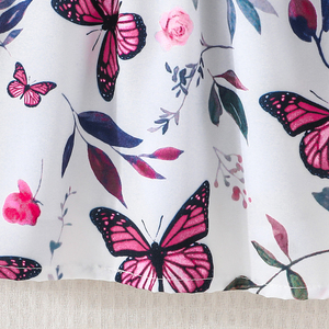 Robe sans manches exquise à motifs pour filles, vêtements pour enfants à volants pour petites fêtes, robes de bébé en gros - Product Image 5