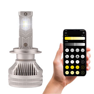 Bombillas LED para Faros Delanteros de Nuevo Diseño, Cambio de Color, H1 H3 9005 9006 H11 H7, Faros LED con Control por Aplicación - Product Image 1