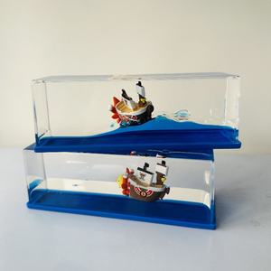 Titanic navires en cristal en bouteille à la dérive aller joyeux bateau pirate liquide jouet décoration de bureau <span class=keywords><strong>mille</strong></span> bateau fluide ensoleillé - Product Image 5