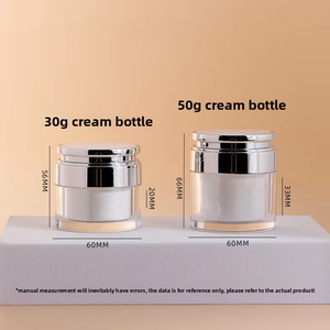 Cao cấp bao bì mỹ phẩm Acrylic hai lớp Lotion bơm phun cho phụ chai Màn hình in ấn chăm sóc da huyết thanh ép - Product Image 3