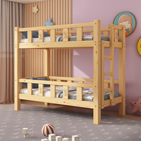Lits superposés en bois massif à deux niveaux, style moderne et minimaliste, pour enfants de maternelle et de garderie, plusieurs tailles disponibles pour la sieste