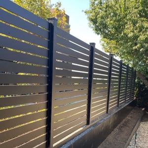 Valla Doméstica Personalizable, Fácil de Instalar, Minimalista, de Aleación de Aluminio, con Recubrimiento en Polvo Ecológico, Resistente al Viento y al Sol, para Villa - Product Image 2