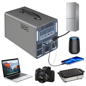 Portable Outdoor <b>Mobile</b> Power Supply Large Capacity Self-Driving Camping Live Emergency Battery Household <b>Solar</b> Car Bank 1000W L - Product Image 1