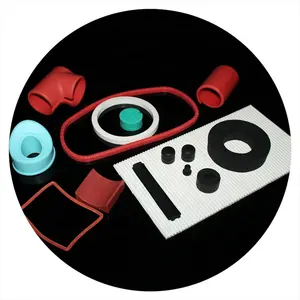 Custom heat resistant silicone sponge seal part closed cell silicon rubber foam