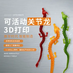 3Dプリンティングリトルマジックドラゴンカラー透明樹脂