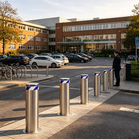 Borne hydraulique de construction urbaine en acier inoxydable 304 IP68 pour la sécurité routière des écoles, bibliothèques et territoires publics