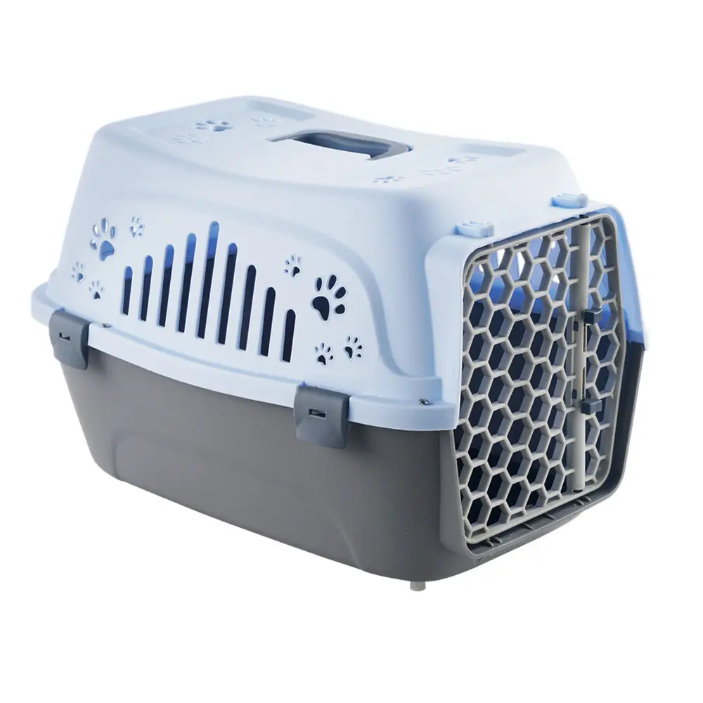 Hot Luxury traspirante approvato dalla compagnia aerea Meidium cucce in plastica cassa Pet Travel Dog Cat Crate Carrier