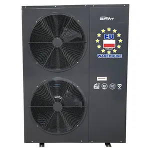 GRAT Provide You With R32 DC Inverter Heating & Cooling & DHW 3 in 1 Heat Pump Galvanized Black Heat Pump 18KW