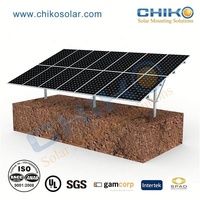 Structure de montage solaire en aluminium pour panneaux photovoltaïques Systèmes de soutirage pour installation sur le toit à domicile
