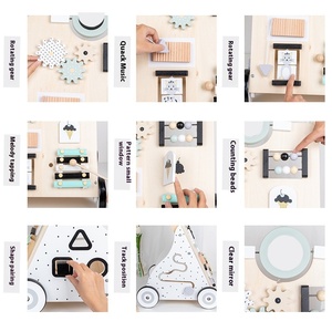 सबसे ज्यादा बिकने वाली लकड़ी के बहु-कार्यात्मक एंटी-रोलोवर बेबी वॉकर और बच्चों के लिए पैरा बीज़ खिलौने - Product Image 6