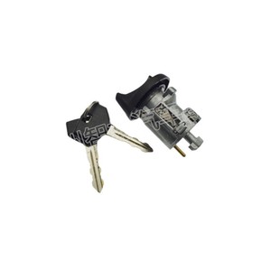 Mazda Dodge Ignition <b>Lock</b> Cylinder 4882804 Cylindrical Zinc Plated With 2 <b>Keys</b> - Product Image 1