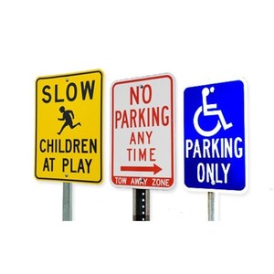 Alumetal ACP giallo di avvertimento segni cauti riflettenti cartello stradale per la costruzione di strade ferroviarie - Product Image 6