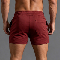 Shorts de sport pour hommes, best-sellers, absorbant la transpiration et évacuant l'humidité, à une seule couche, style décontracté quatre-quarts.