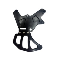 Pièces en alliage d'aluminium usinées CNC, support de frein à double étrier en alliage d'aluminium personnalisé pour motos électriques