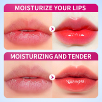 Baume à lèvres SADOER Peach Sandwich changeant de couleur 2,5g, rouge à lèvres hydratant réactif à la température, OEM Marque Privée Faible MOQ