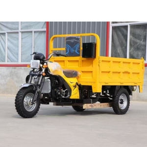 Triciclo de Carga de Tres <span class=keywords><strong>Ruedas</strong></span> a Gasolina con Caja Abierta Profunda, Motocicleta de Reparto, Camión de Gasolina para Adultos, Motor de 200CC - Product Image 3