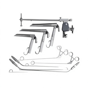 Ensemble de laryngoscopes à suspension ORL de qualité supérieure, instruments de microchirurgie en acier inoxydable de qualité médicale avec étui de rangement - Product Image 6