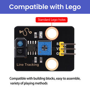 Line Tracking Module Optional With(out) Shell Compatible With Lego Building Blocks Line Tracking Sensor for <strong>Arduino</strong> - Product Image 4