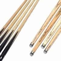 Queue de billard O'MIN Fangtian de haute qualité en ébène avec joint en laiton, une seule pièce, incrustation sculptée, style anglais, pour revendeurs et clubs