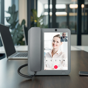 <span class=keywords><strong>Téléphone</strong></span> <span class=keywords><strong>de</strong></span> bureau intelligent sans fil 4G LTE WiFi KT5 avec carte SIM PSTN SIP - Product Image 1