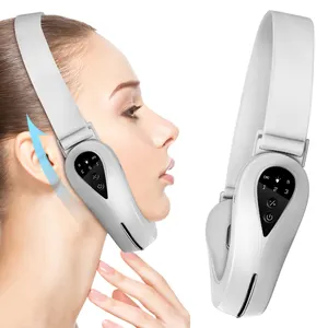 Custom Ems Electric V Face Machine Beauti Product Face Lifting Firming Double Chin Removal Electric V-face Shaping Massager