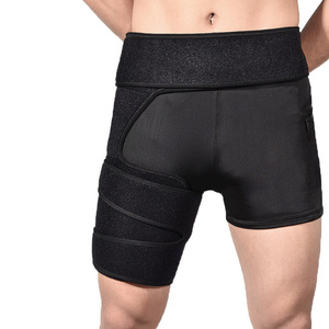 Vente en gros Chine Fitness Respirant Compression Soulagement de la douleur du nerf sciatique Orthèse de soutien de cuisse - Product Image 1