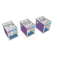 Conteneur en acier préfabriqué moderne personnalisé préfabriqué Vente en gros Toilettes publiques portables préfabriquées Petite toilette pour une pièce