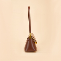 Sac D'épaule Cuir Véritable Style Rétro Cuir Véritable Sacs Épaule Femme Sac à Main Personnalisable Designer Luxe Messenger