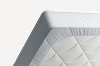 Housse de matelas ajustée absorbante, respirante, douce, de qualité supérieure, avec poches profondes, lavable en machine, tricotée lisse, imperméable et anti-poussière