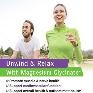 Hot Sale in Stock Magnesium Glycinate 500mg <strong>Supplement</strong> 120 Vegetarian Capsules Chelated for High Absorption - Product Image 3