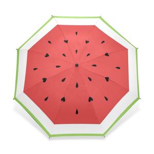 Parapluie de Protection solaire, parapluie Compact et Portable, Super imperméable, de voyage, à 3 plis, pour d'été, pastèque rose, 2020, tendance - Product Image 3