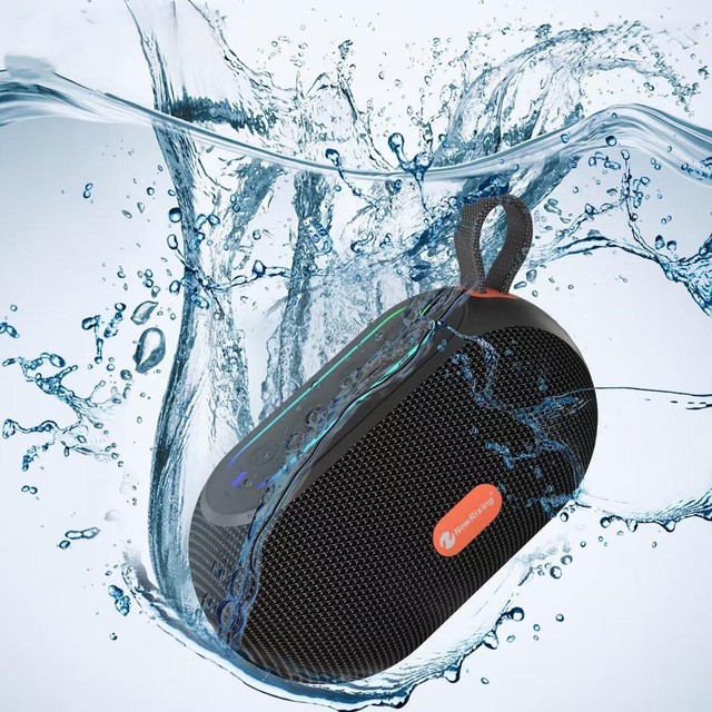 New Outdoor Portable Speaker NR-192 IPX7 Waterproof Wireless Speaker with TF Card Deep Bass Mini Speaker for Travel Outdoor