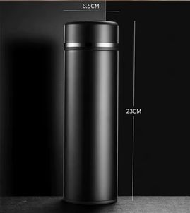 Botella de Agua Inteligente de Acero Inoxidable con Pantalla LED de Temperatura, Logotipo Personalizado, 500 ml, Aislamiento al Vacío, Pajita, 6-12 Horas de Aislamiento Térmico - Product Image 2