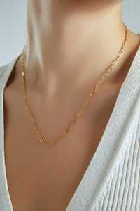 Rinntin <span class=keywords><strong>SC</strong></span> 18K Vergoldete <span class=keywords><strong>925</strong></span> Silberkette Halskette Ranken-Twist Figaro-Kette Wasserfeste Halskette Zarte Kette für Damen und Herren - Product Image 3