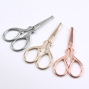 <span class=keywords><strong>Ciseaux</strong></span> de couture tranchants en acier inoxydable plaqué <span class=keywords><strong>or</strong></span> vintage, personnalisés en usine, pour broderie - Product Image 6