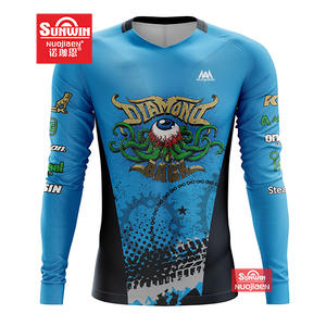 <span class=keywords><strong>Maglia</strong></span> da <span class=keywords><strong>ciclismo</strong></span> in discesa con sublimazione in poliestere su misura a <span class=keywords><strong>manica</strong></span> <span class=keywords><strong>lunga</strong></span> squadra Mountain Bike moto - Product Image 3