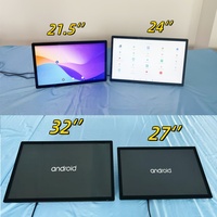 Écran Tactile Tout-en-Un 24 27 32 Pouces Moniteur Commercial Android 13 Lecteur Intelligent Montage Mural Écran LCD pour Publicité CMS
