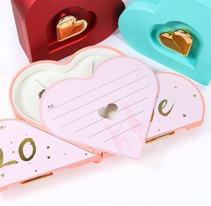 GR คุณภาพสูงวันแม่บรรจุภัณฑ์กระดาษแข็งสีชมพูหรูหราที่กําหนดเองรูป<span class=keywords><strong>หัวใจ</strong></span>กล่องสําหรับดอกไม้ครบรอบของขวัญวันเกิดสําหรับเธอ - Product Image 1