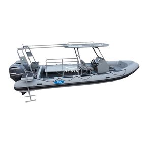 25ft 7,6 m 760 profundo V casco de aluminio RHIB Hypalon off shore agua salada <span class=keywords><strong>buceo</strong></span> yate costilla barco para la venta - Product Image 4