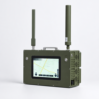 Dispositif de détection UAV portable 4 km pour la sécurité de l'espace aérien, avec détection de spectre et blindage RF, 40 cibles, 300-6000 MHz