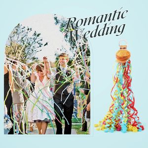 Birthday Wedding Party Supplies Props Hand Throw Streamers Poppers Ribbon <b>Confetti</b> No Mess Silver Throw Streamers Fire Resistant - Product Image 5