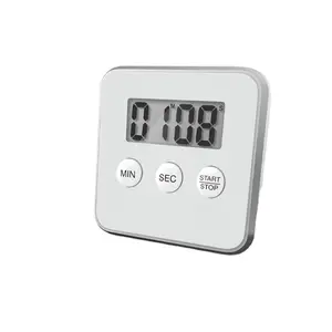 2 in 1 Magnet kuat Digital kecil kebugaran Dapur Timer 100 menit hitung mundur waktu memasak pengingat dengan braket