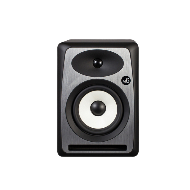 Pure M6 Studio Monitor Speakers Professional with Class AB Amplifier, Balanced Inputs for Music Production