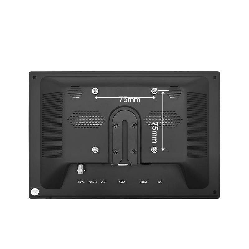 New Plastic Case 10.1 Inch LCD Resistive Touch Monitor with VGA AV for BNC USB Interfaces for Industrial Medical & Business Use