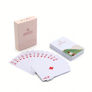 Free Sample Custom Design Your Logo Paper Printed <b>Box</b> Plastic Pvc Waterproof Poker Deck Baloot Playing <b>Cards</b> Wholesale - Product Image 4