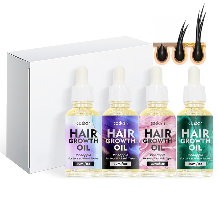 Фирменная торговая марка, органическое масло для роста волос, усиление корней волос, набор для роста волос