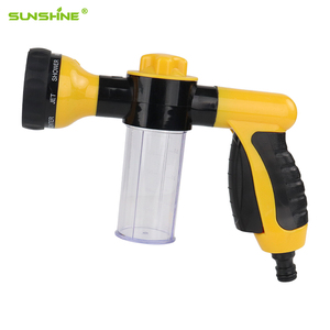SUNSHINE 8-en-1 <span class=keywords><strong>Brosse</strong></span> de <span class=keywords><strong>lavage</strong></span> auto, pistolet à mousse, buse de <span class=keywords><strong>tuyau</strong></span> d'<span class=keywords><strong>arrosage</strong></span>, flacon de mousse, pulvérisateur de savon - Product Image 1
