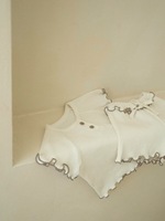 Ensemble d'été coréen pour bébé, 100 % coton, débardeur à manches courtes et short décontracté, tenue 2 pièces unisexe pour nourrisson et tout-petit, vente en gros