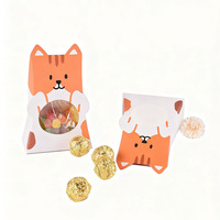 Boîte d'emballage de biscuits de Pâques d'animaux de dessin animé 3D Carton Paillettes Bronzage Manipulation d'impression pour décorations de fête Cadeau