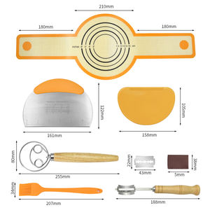 Cesta de prueba de masa fermentada Juego de regalo Suministros para hornear pan de 9 "y 10" Cestas de masa fermentada con revestimientos de lino Pan Lame Danish <span class=keywords><strong>Whish</strong></span> - Product Image 6